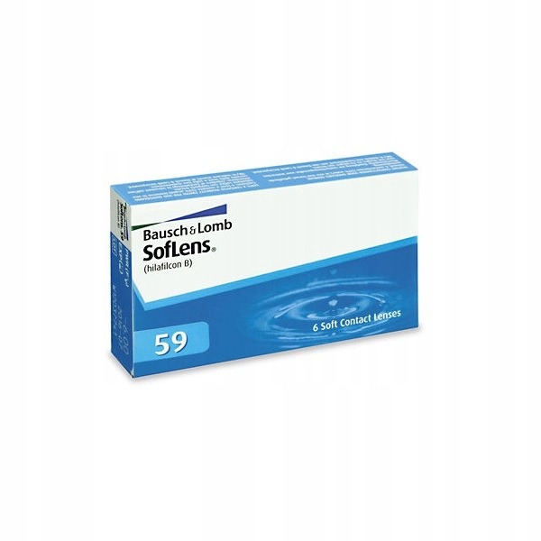 Bausch + Lomb SofLens 59 mesačné kontaktné šošovky – 6 ks, Hilafilcon B, 59 % vody