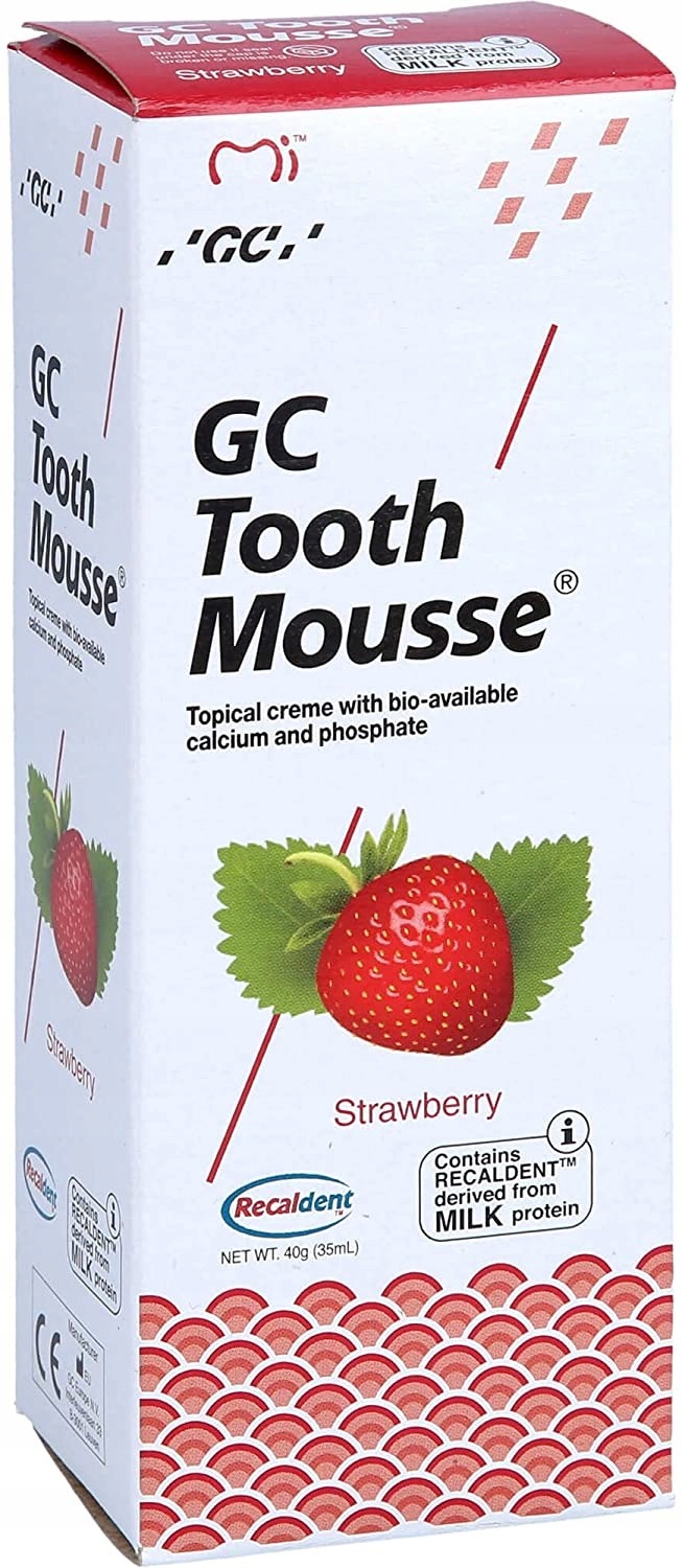 GC Tooth Mousse Jahoda – remineralizačná zubná pasta 35 ml