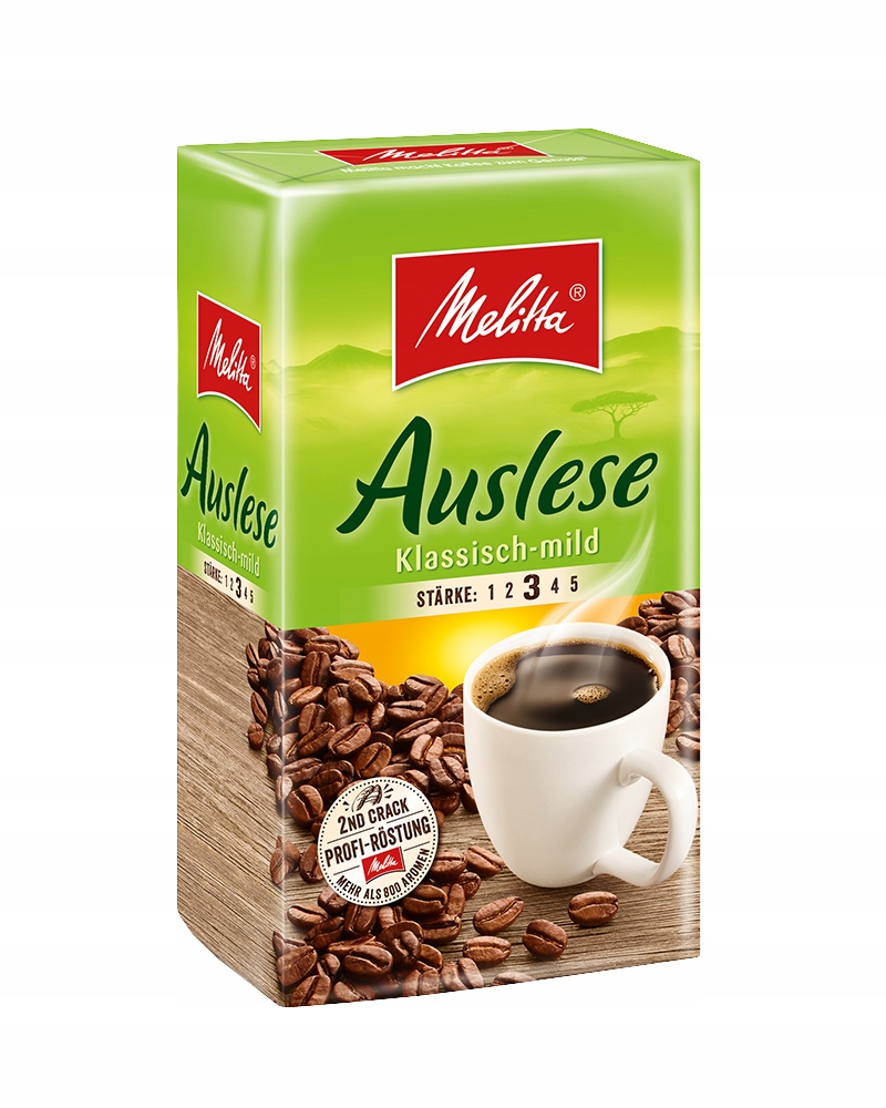 Káva mletá - 12 x Káva Metete Melitta Auslese Mild 500g