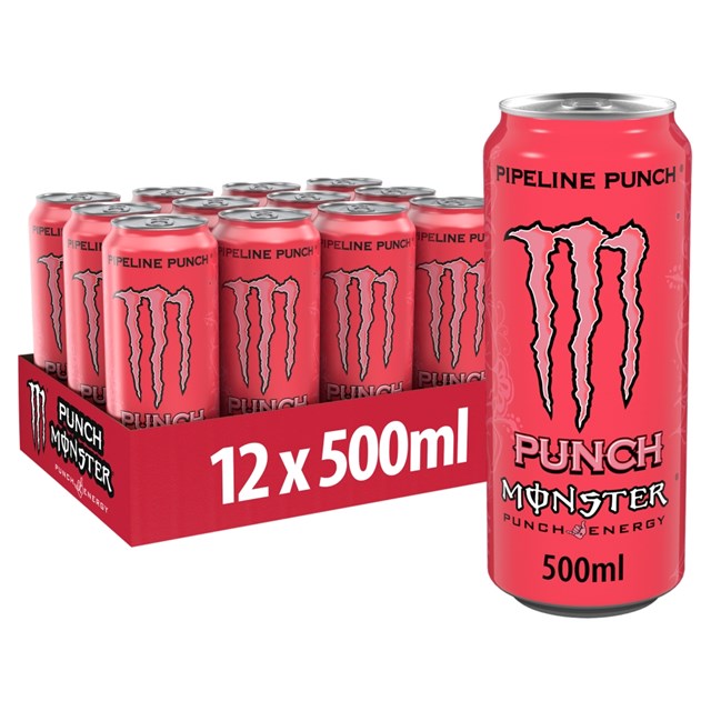 12 x Monster Energy Pipeline Punch 500ml