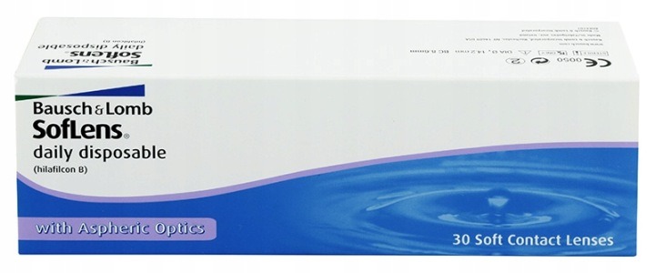 Bausch + Lomb SofLens Daily Disposable jednodňové kontaktné šošovky 30 ks – BC 8.6, dioptria -2,25