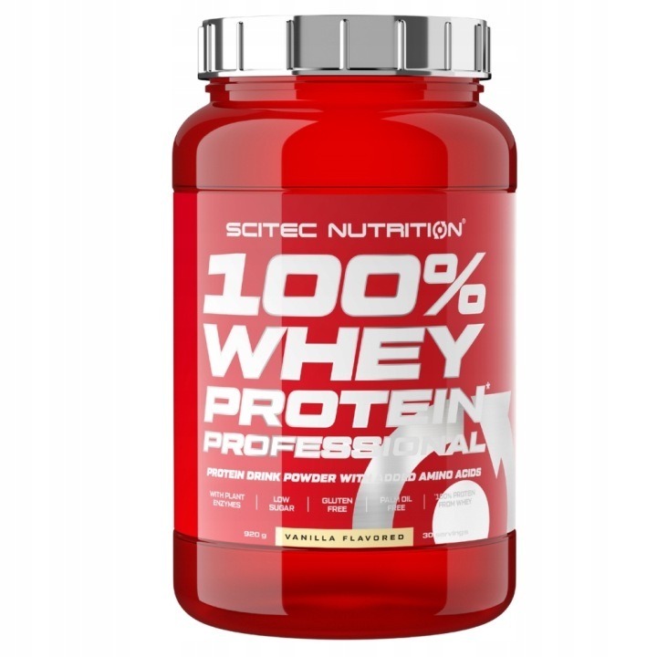 SCITEC 100% WHEY PROTEIN PROFESSIONAL 920 g WPC – Vanilka