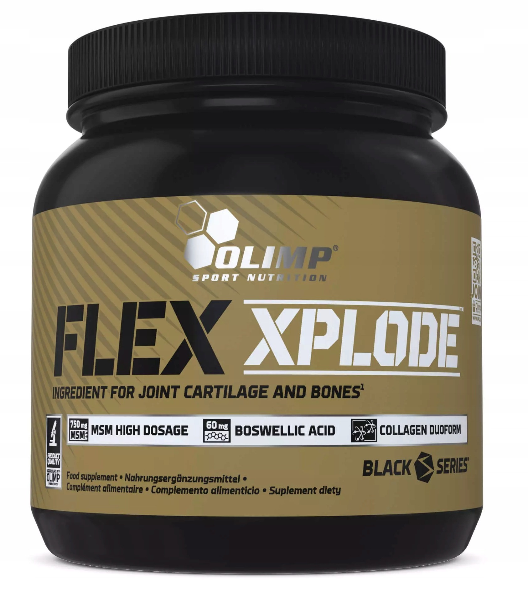 OLIMP Flex Xplode 504 g – Hydrolyzovaný kolagén, MSM, vitamíny a minerály pre kĺby a kosti, príchuť grapefruit