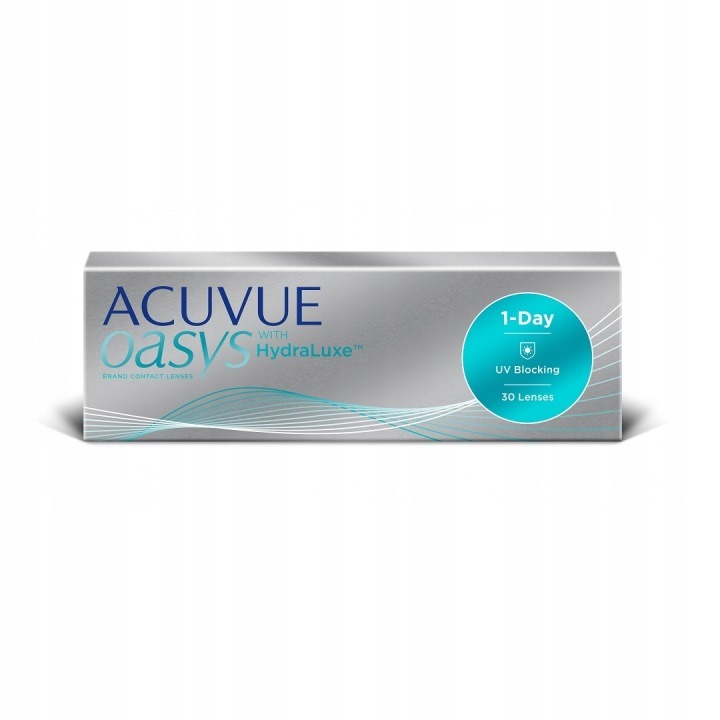 Johnson & Johnson ACUVUE OASYS 1-Day with HydraLuxe jednodňové kontaktné šošovky 30 ks – dioptria -4,25, BC 8.5