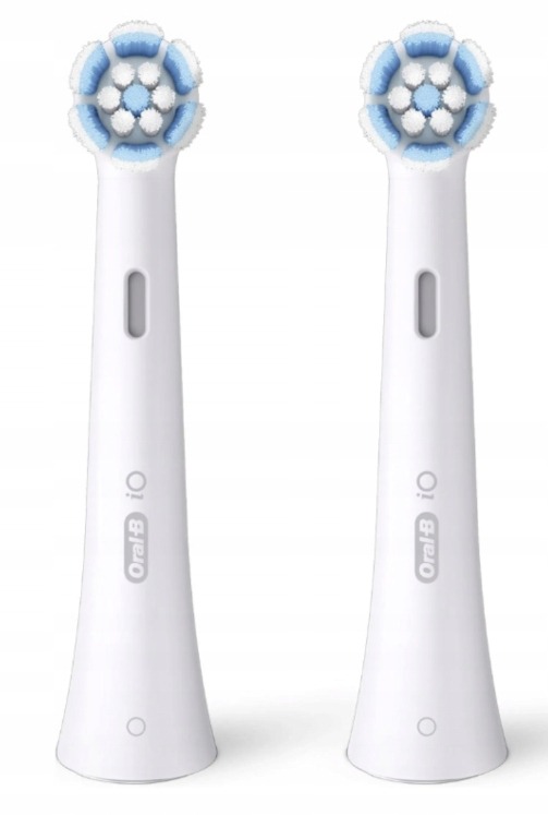 Oral-B iO Gentle Care – 2x náhradné hlavice elektrickej zubnej kefky, biele, originál