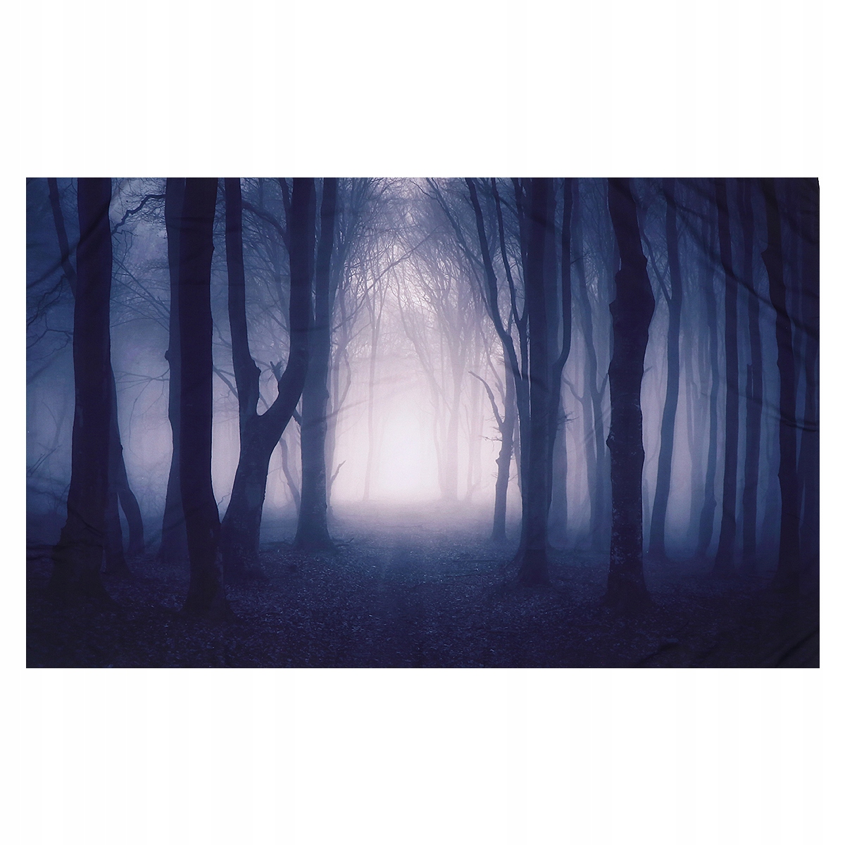 Halloween - 1pc Foggy Forest Pozadie fotografické pozadie