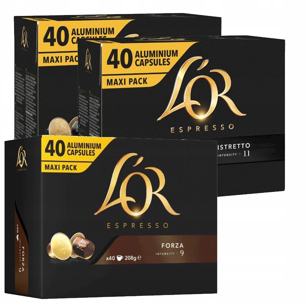 Kávové kapsule - 2 + 1 Mix kapsúl Lor L'alebo Nespresso 120 ks.