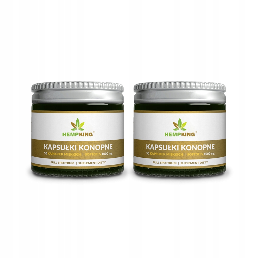 CBD - 2 x Kapsule s CBD 1000mg 50 ks