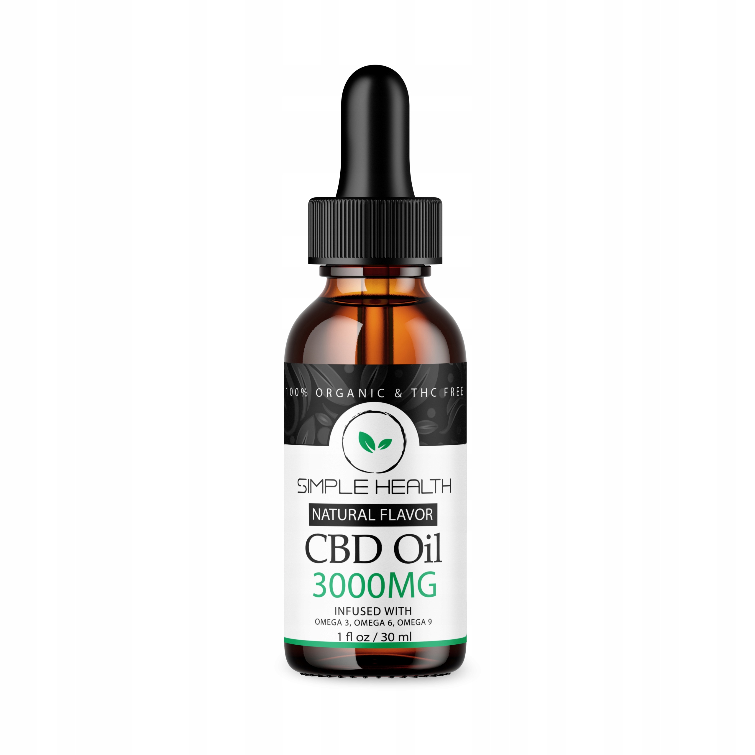 CBD - 30ml Oil CBD Jednoduché zdravie USA 3000mg 10%