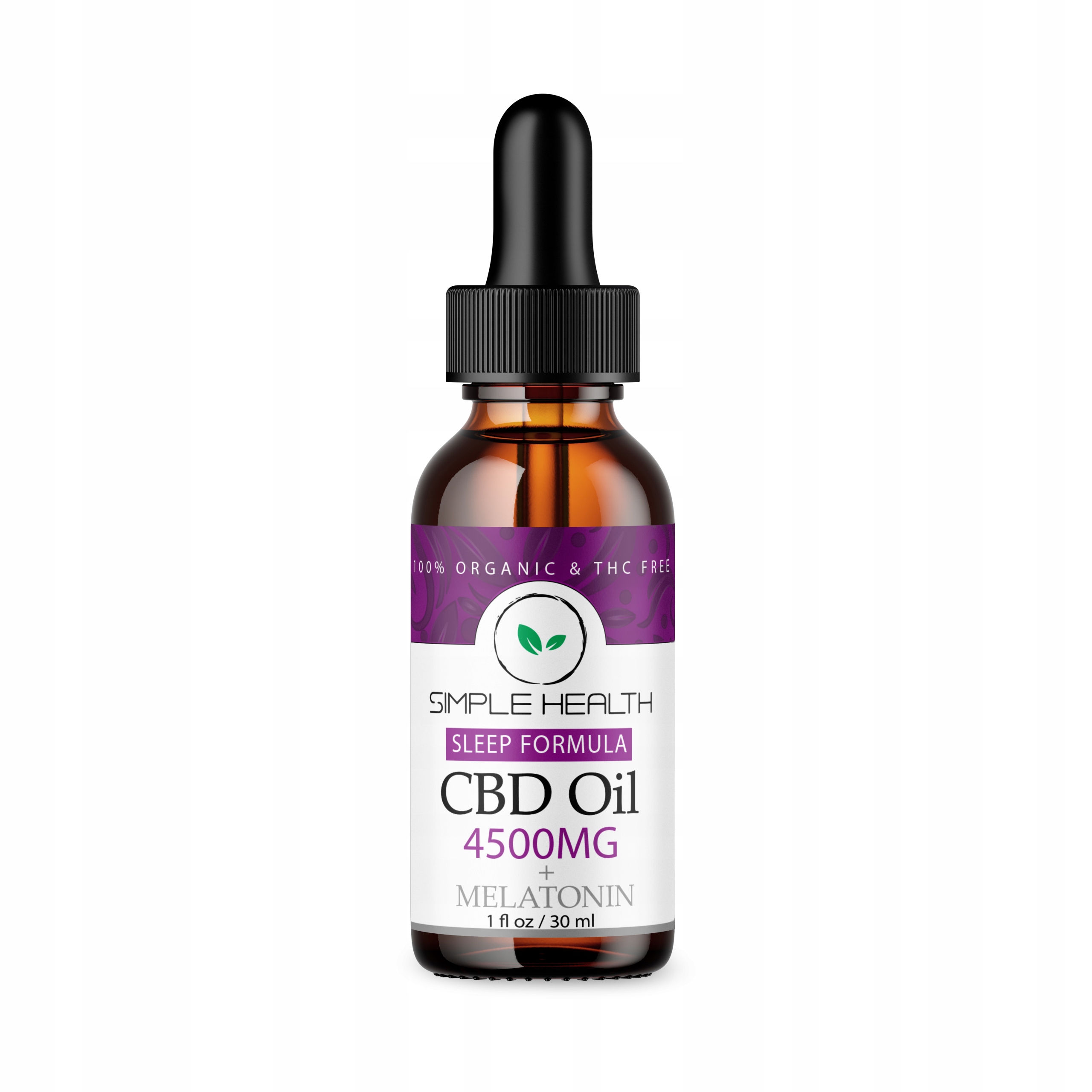 CBD - 30 ml CBD oleja USA 4500mg 15% + MELATONÍN