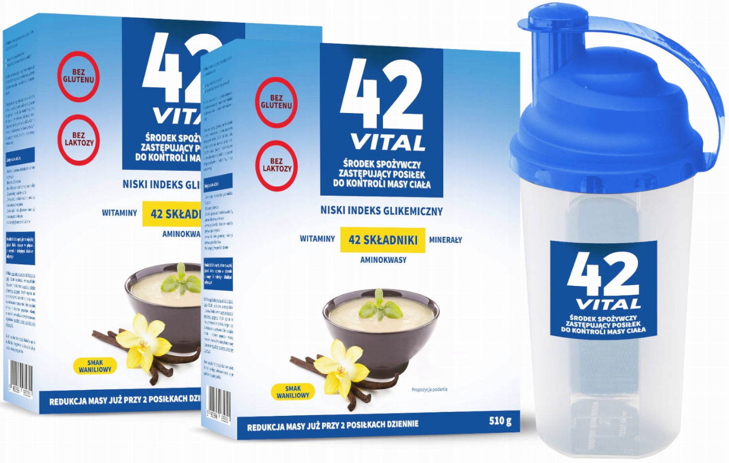 Spaľovač tuku - 42 Vital Plant-based Diet 1020g Redukcia hmotnosti