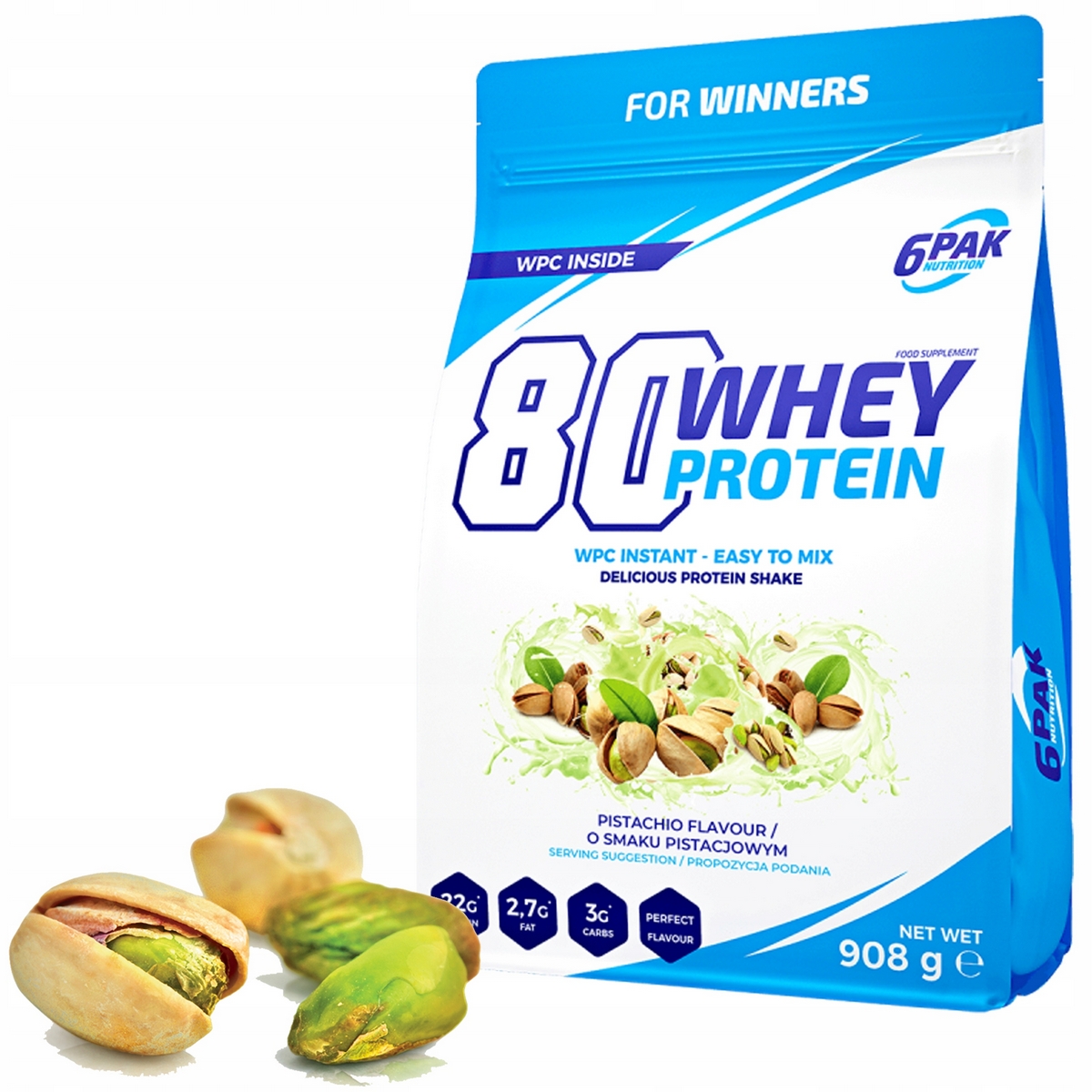 Proteín - 6PAC 80 Srvátková proteín 908g WPC proteínový kondicionér