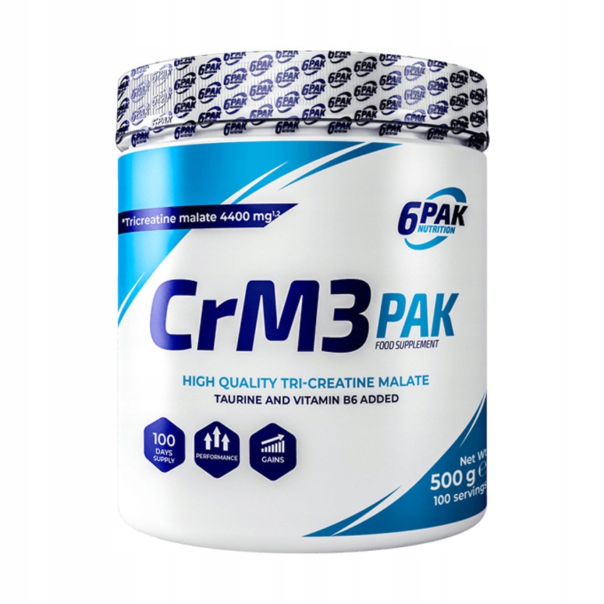 Kreatín - 6PAK CRM3 Pak Createine Apple 500g rám