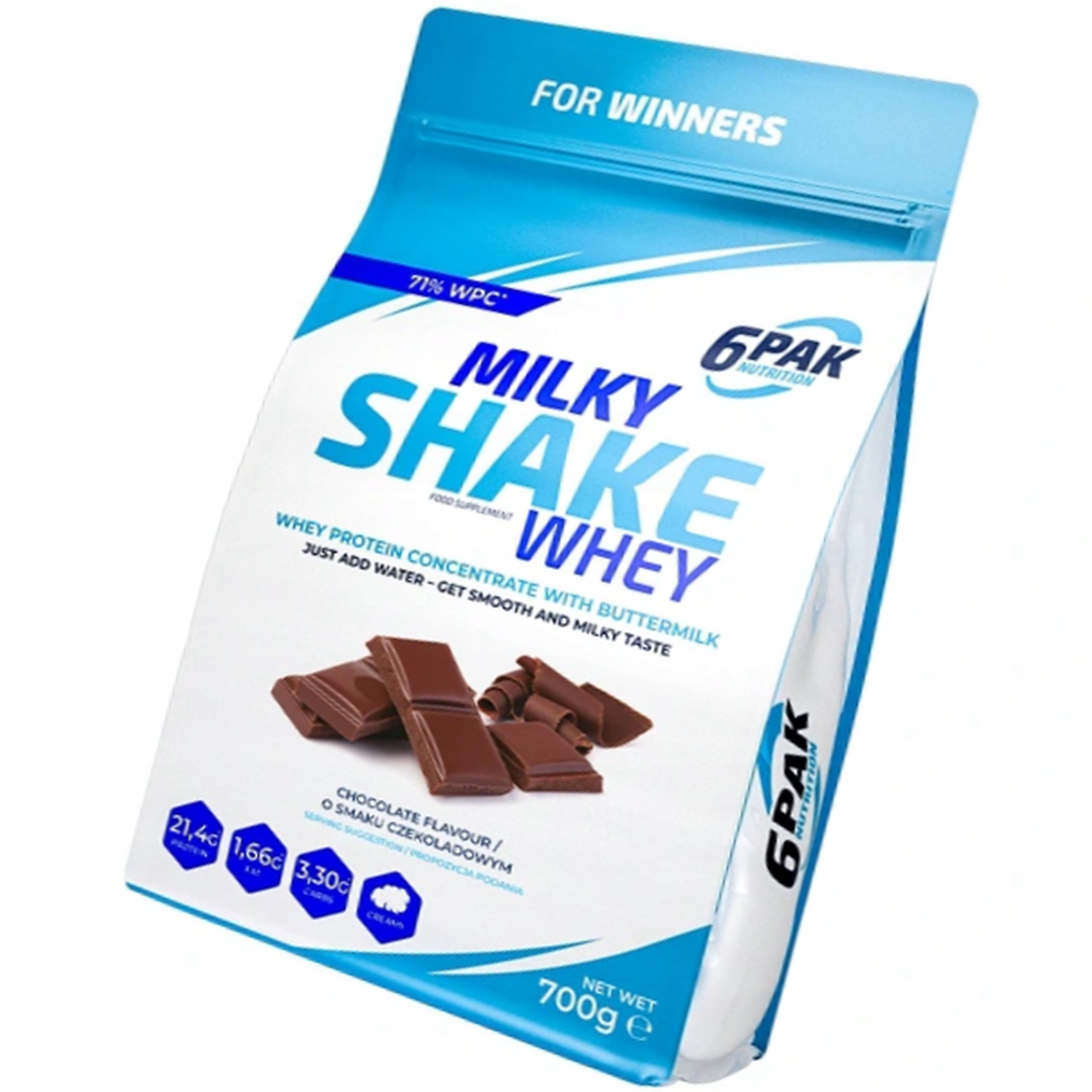 Proteín - 6Pak Milky Swash Swey 700g Delicious WPC proteín