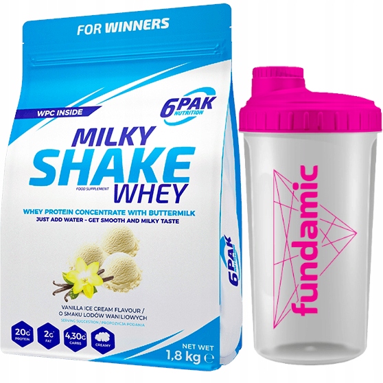 Proteín - 6PAK Milky Feest Sweash 1800g WPC proteínový proteín WPI