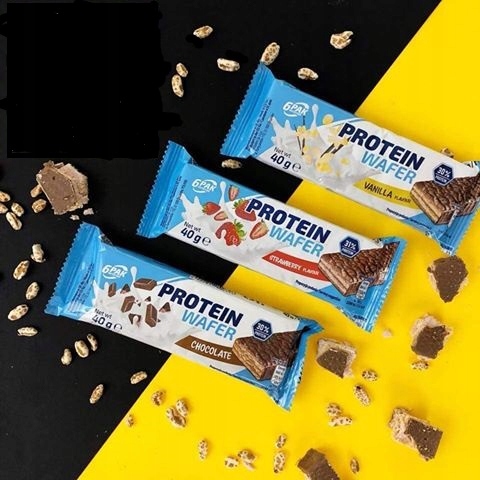 Proteín - 6 PAK Výživový oblátok 40GX12 proteín vafle