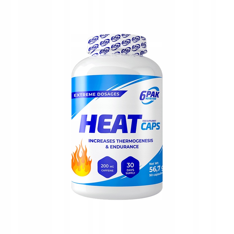 Spaľovač tuku - 6PAK Výživa Tepelné uzávery 90Kaps Fat Burner