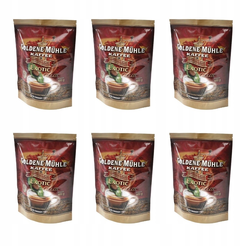 Instantná káva - 6x ZLATÝ MUHLE EXOTICKÝ KLUB 500g instantný + ZADARMO!