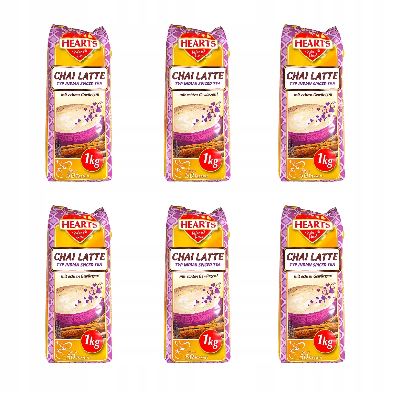 Cappuccino - Kapučíno - 6x srdce chai latte coffee cappuccino 1kg + zadarmo