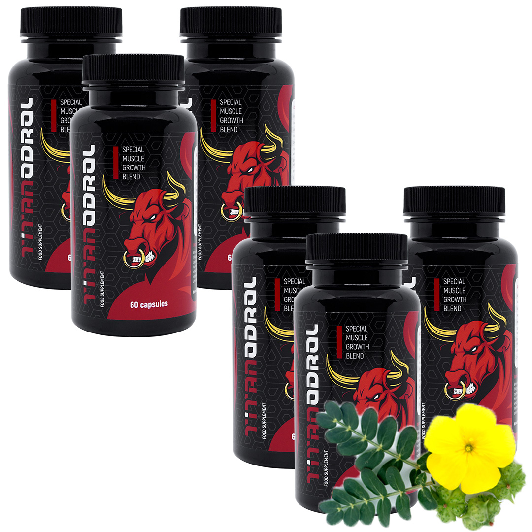 Testosterón - 6x PRÍRODNÝ TESTOSTERÓNOVÝ ZVYŠOVAČ - svalová hmota