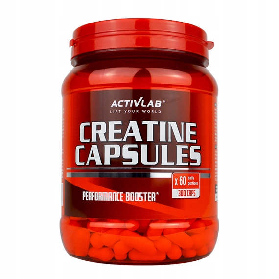Kreatín - ActiveLab Kreatín Kapsuly 300 čiapky Kreatín Silné