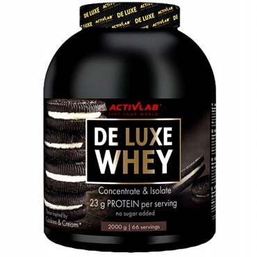 Proteín - ActivLab de Luxe Whrees 2000g Cookie Bielch + Shaker