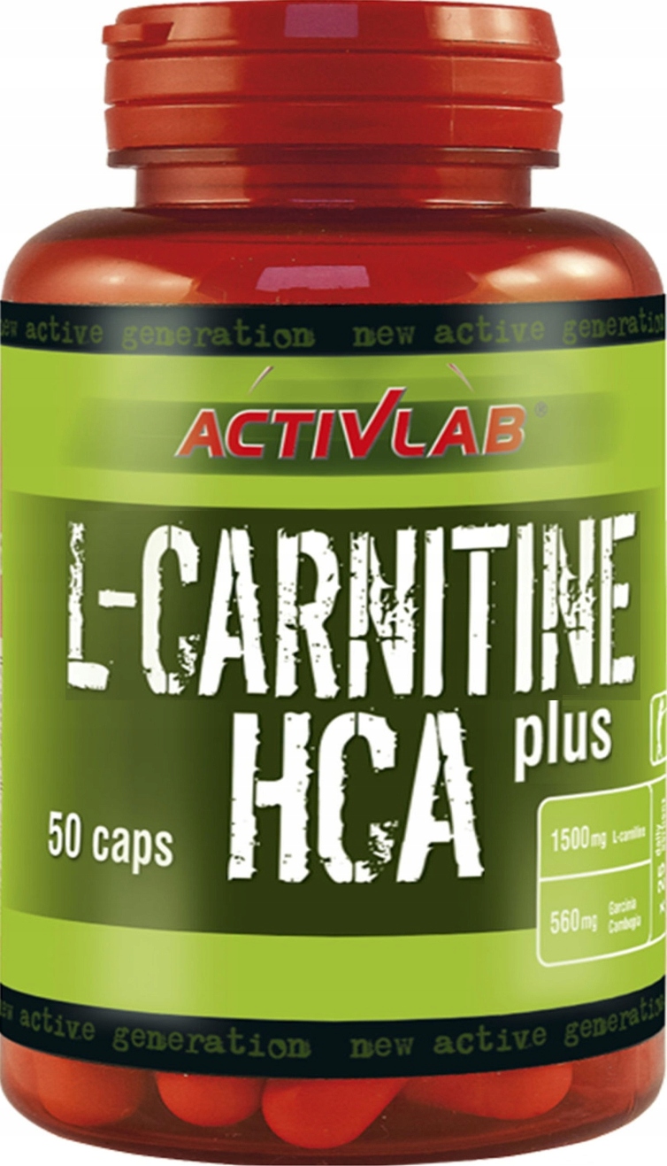 Spaľovač tuku - ActivLab L-Carnitín HCA 50Kaps karnitín