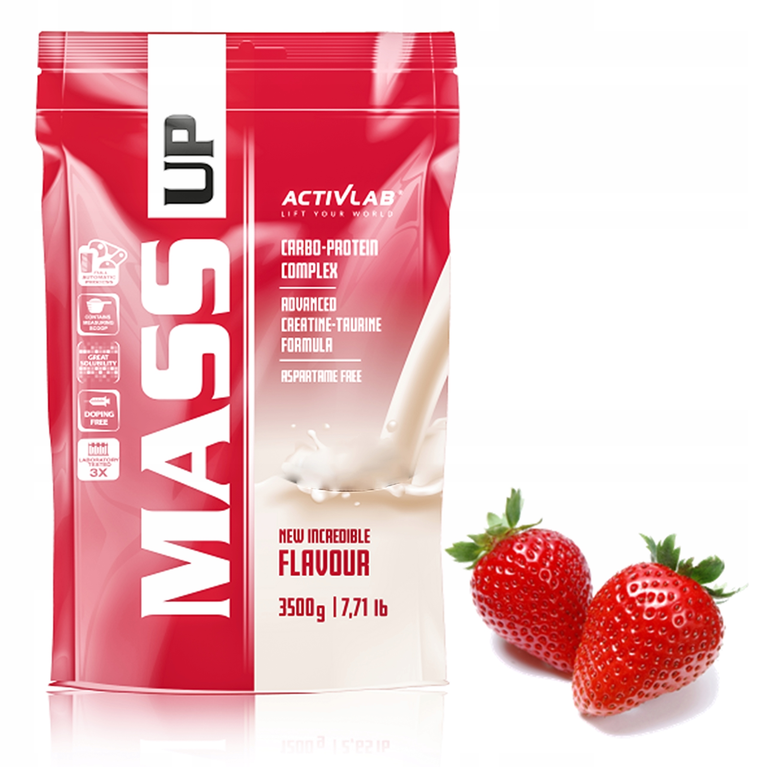 Gainer - ActiveLab Mass UP 3500g Gainer Protein Veľké svaly