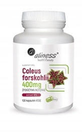 Spaľovač tuku - ALINESS COLEUS FORSKOHLII 400mg 100 kapsúl REDUKCIA
