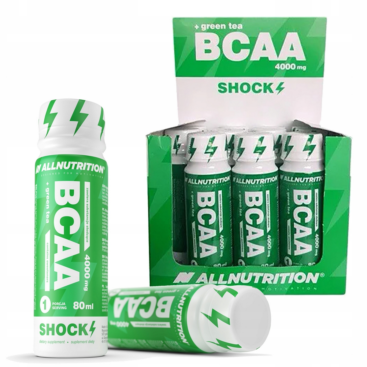 VÝŽIVA BCAA VÝBOJ 80 ml x12 MEGA Aminokyseliny