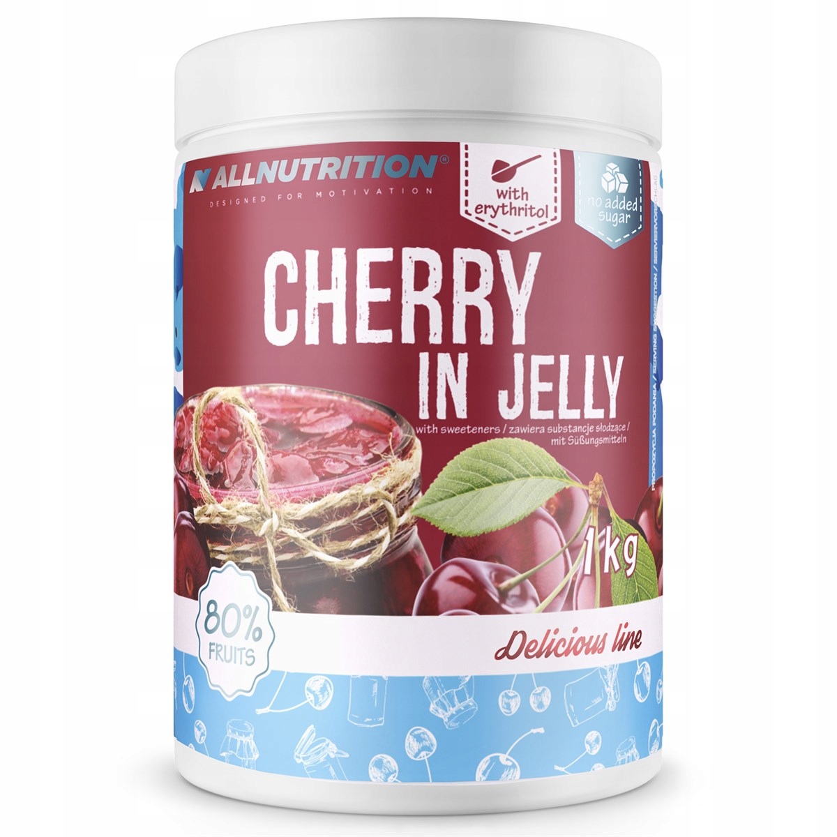 Allutrition Cherry v Jelly 1000g Cherry