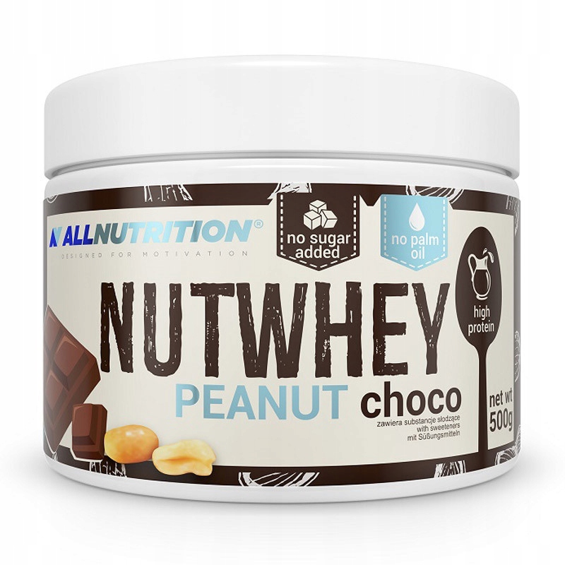 Allutrition Nut. 500g bez mazania cukru