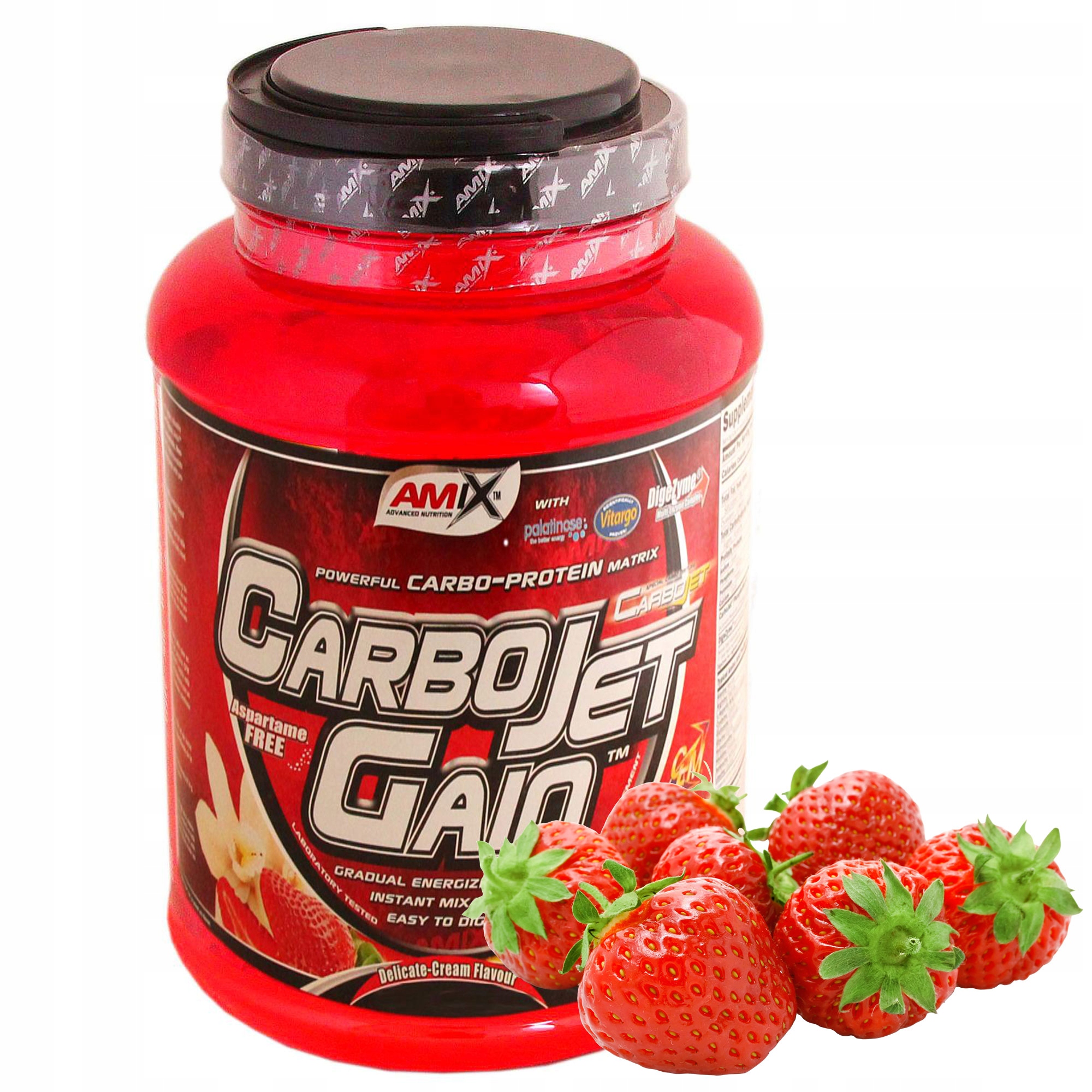 Gainer - AMIX CARBOJET ZISK ZISKOVAČE HMOTNOSTI SIEŤOVÉHO UHLIA 1000 G