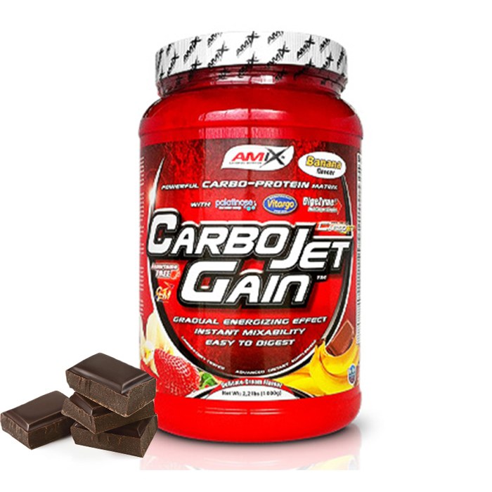 Gainer - AMIX CARBOJET REABLE GAINER na hmote 1kg malého cukru