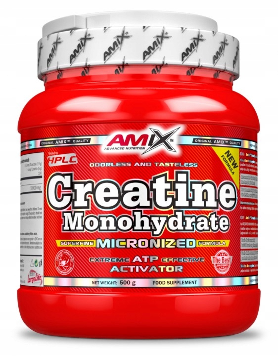 Kreatín - Amix Kreatín 500 g Kreatín Monohydrát ATP Sila