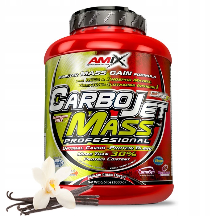 Gainer - Amix Carboutmass Professional 3kg vanilka