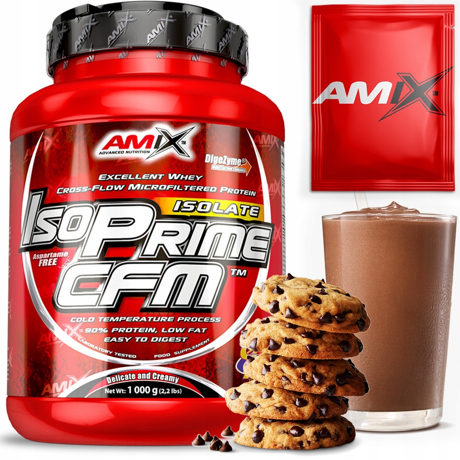Proteín - AMIX ISO PRIME 1000G 90% Proteín - 16 Príchute!