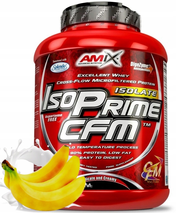 Proteín - AMIX ISO PRIME CFM 2KG Proteín bez cukru izolovať WPI