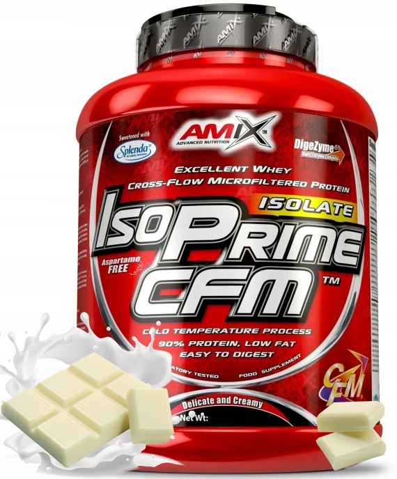 Proteín - AMIX ISO PRIME CFM 2KG Čistý proteín 90% izolát