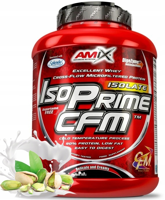 Proteín - Amix Isoprime CFM 1KG bez cukru Pistachios
