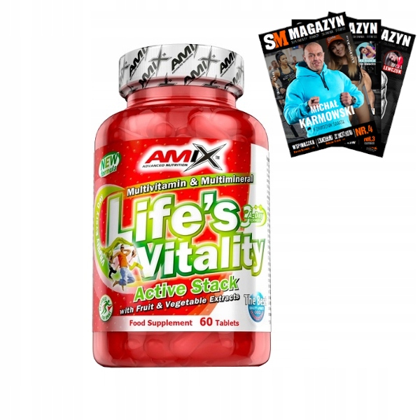 AMIX LIFE'S VITALITY ACTIVITY STANCE 60 TABLOVÝCH VITUMÍN
