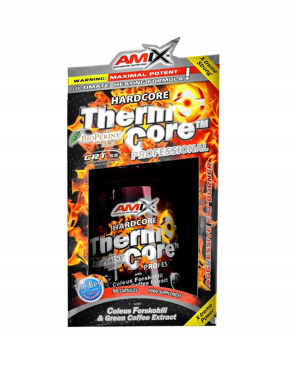 Spaľovač tuku - Amix Thermo Core Pro 90 Kaps Extrémne horák