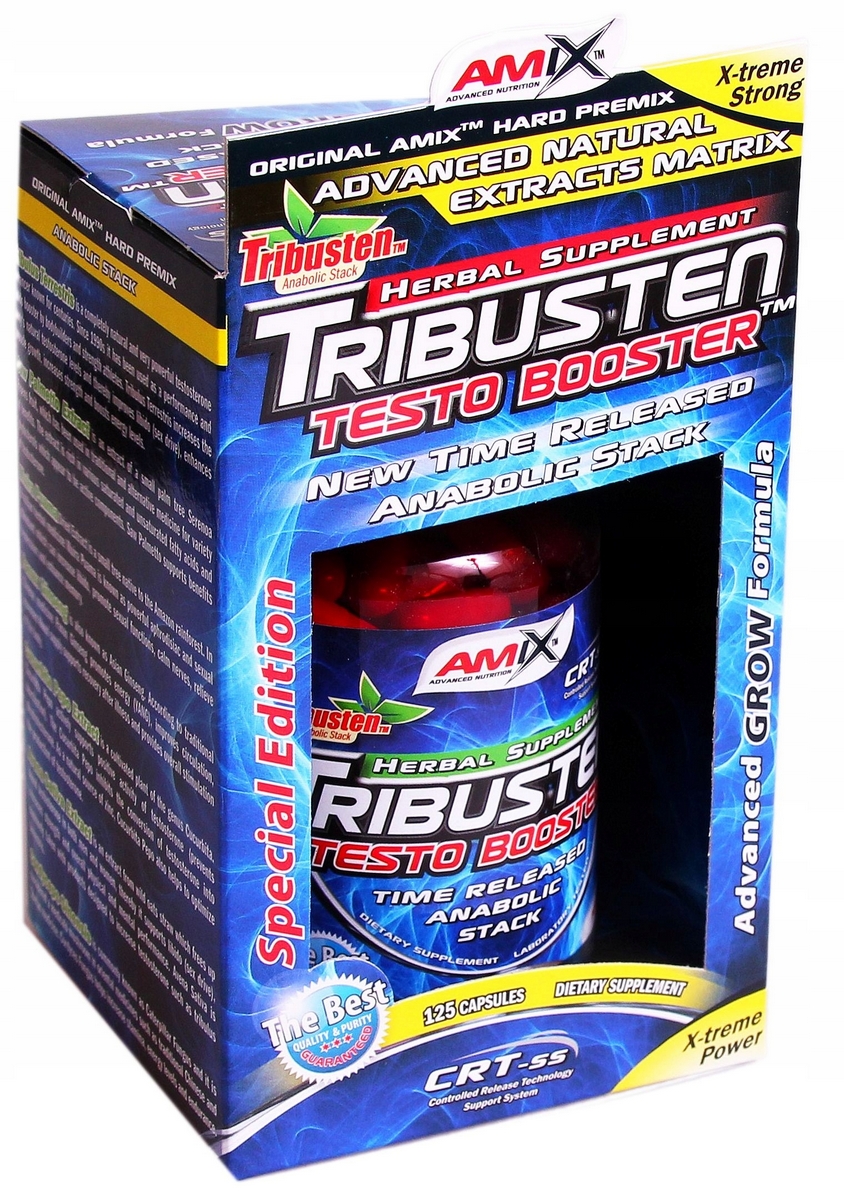 Testosterón - Amix Tribunten 125Kaps. Testosterón Tribulus Force