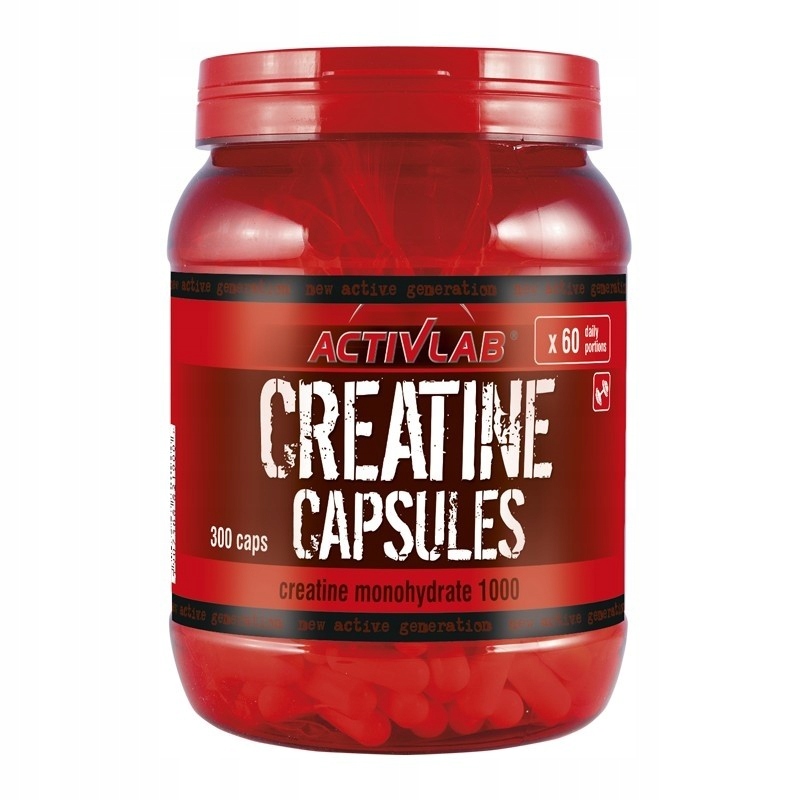 Kreatín - ActiveLab Kreatín Kapsuly - 300 uzávery.