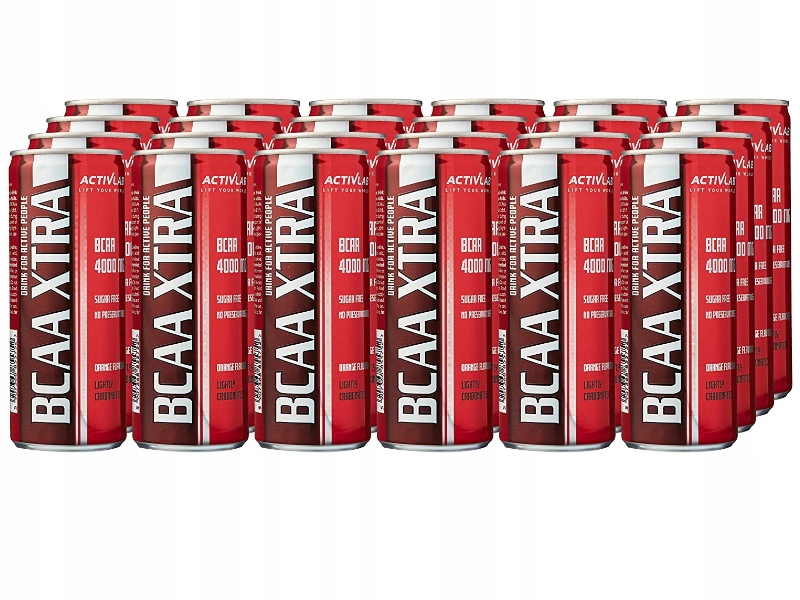 Aminokyseliny - Activlab BCAA Xtra Drink 24x 250ml aminokyselín