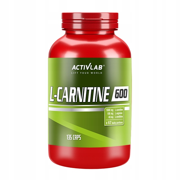 Spaľovač tuku - ActiveLab L-Carnitín 600 - 135 čiapky.