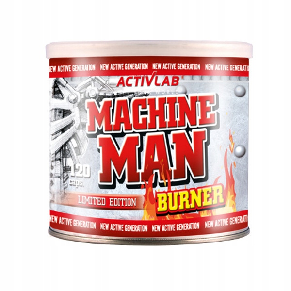 Spaľovač tuku - ActiveLab Machine Man Burner - 120 čiapok.