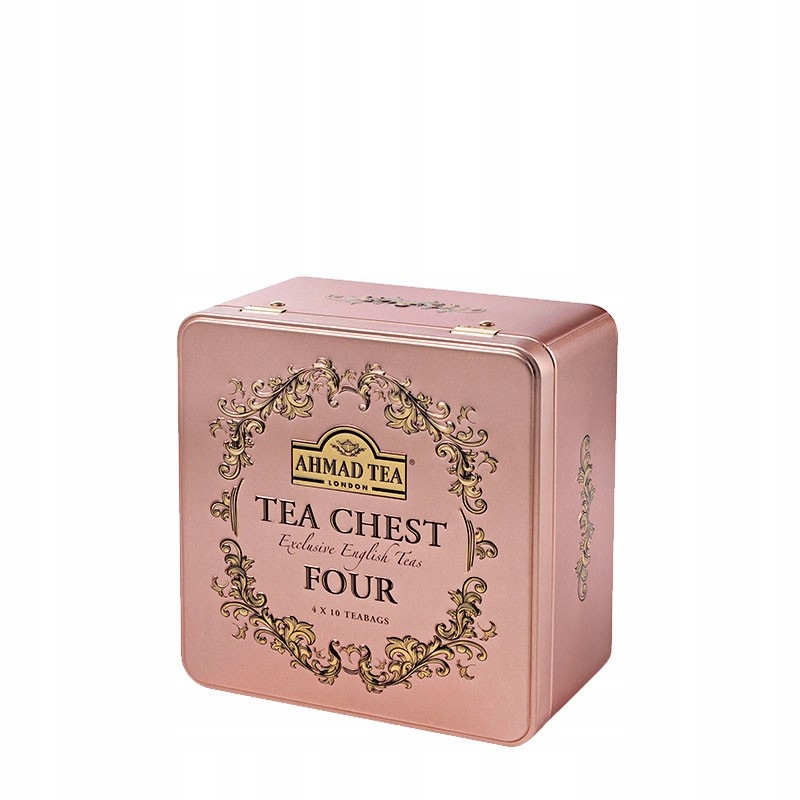Ahmad Tea Metal Trunk s čajom 40 ks, premiešajte