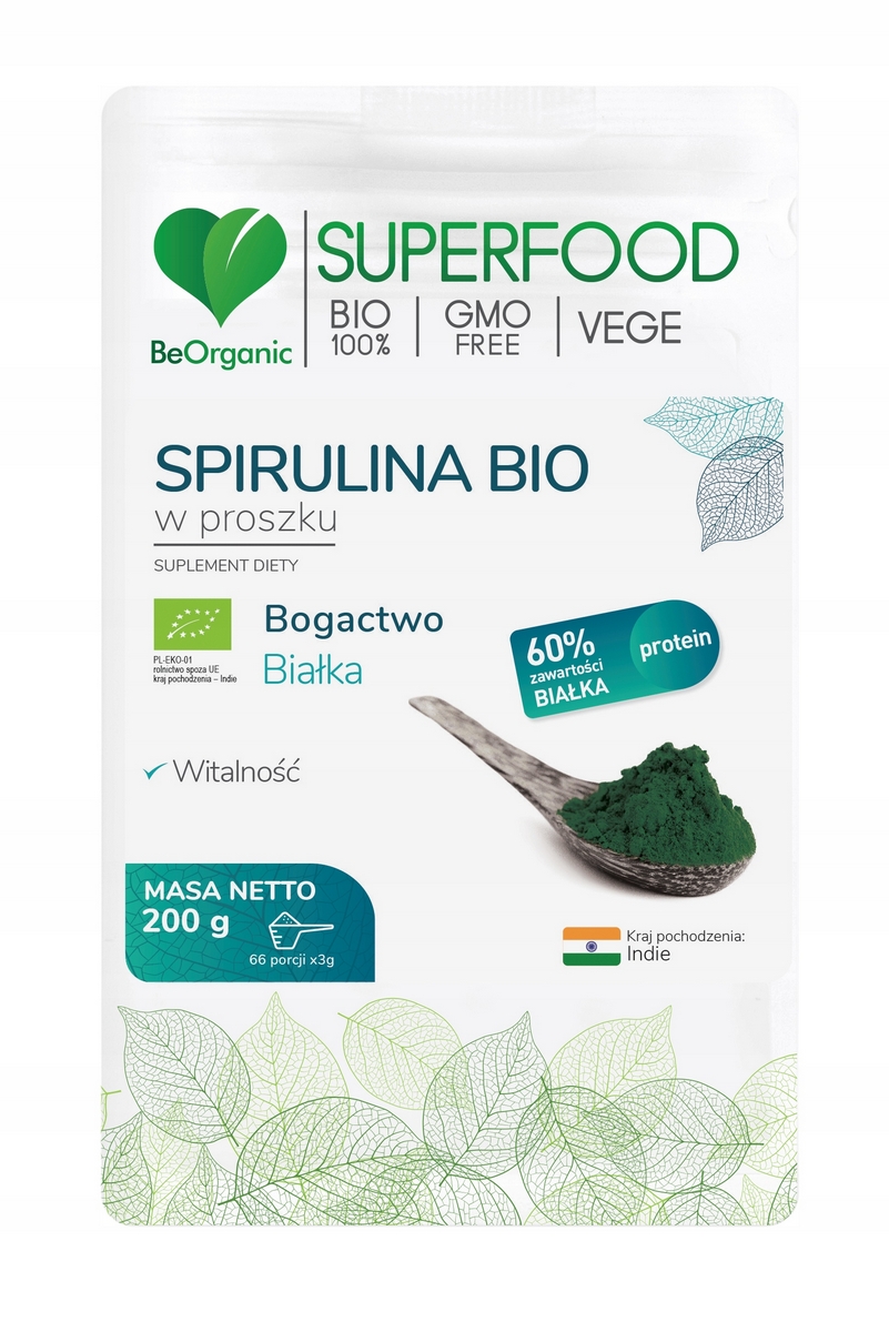 ALRESS Beorganic Bio Spirulina prášok 200g Vege