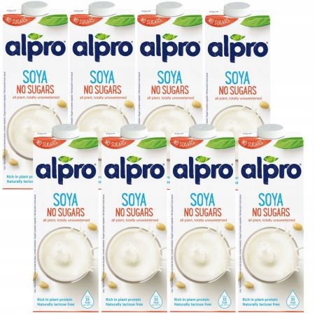Alpro Soybean nepotolený sada 8x 1l